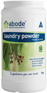 Abode Front & Top Loader Eucalyptus Laundry Powder 1kg