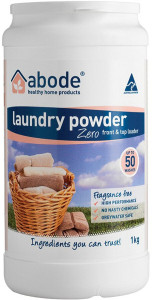 Abode Front & Top Loader ZERO Laundry Powder 1kg
