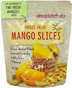 Absolutefruitz Freeze Dried Mango - Two Mangoes 35g