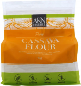 AKN Organics Pure Cassava Flour  1Kg