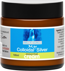 Suttons Colloidal Silver Organic Cream 100ml