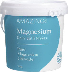 Amazing Oils Magnesium Daily Bath Flakes Pure Magnesium Chloride 2kg