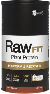 Amazonia Raw RawFit Plant Protein Perform & Recover Rich Chocolate 500g