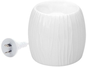 AROMAMATIC Wax Melt Electric Warmer White Textured (suitable for Wax Melts & Essential Oils)