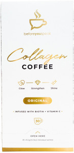 BEFORE YOU SPEAK Collagen Coffee Original 6.5g x 30 Pack
