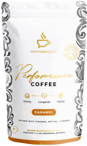BEFORE YOU SPEAK Performance Coffee Caramel 4.5g x 7 Pack