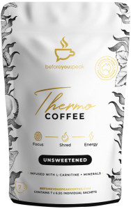 BEFORE YOU SPEAK Thermo Coffee Unsweetened 6.5g x 7 Pack