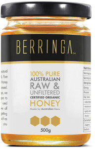 BERRINGA Organic Raw & Natural Eucalyptus Honey 500g
