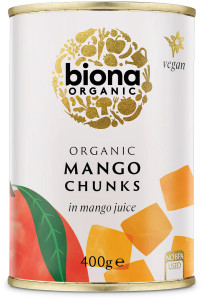 Biona Organic Mango Chunks in Juice 400g