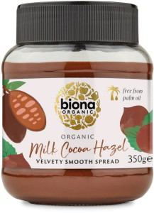 Biona Organic Milk Cacao Hazelnut Spread 350g