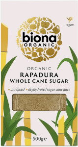 Biona Organic Sugar Wholecane Rapadura 500g