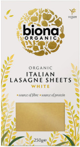Biona Organic White Lasagne Sheets 250g