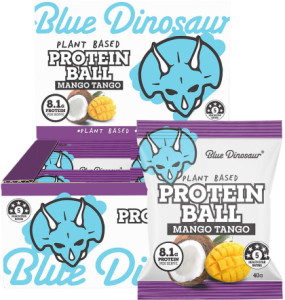 Blue Dinosaur Protein Ball Mango Tango 12x40g
