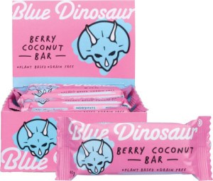 Blue Dinosaur Berry Coconut Snack Bar 12x45g