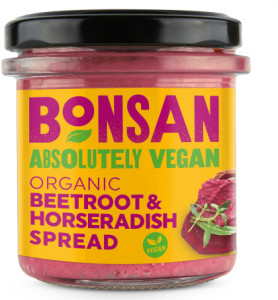 Bonsan Organic Beetroot & Horseradish Pate 130g