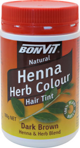 Bonvit Henna Powder Dark Brown Hair Tint 100g