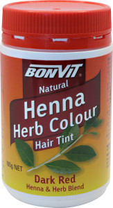 Bonvit Henna Powder Dark Red Hair Tint 100g