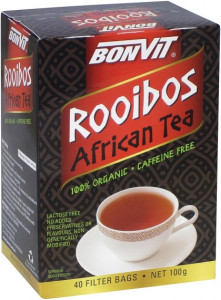 Bonvit Organic Rooibos African Tea 40 Filter Tea Bags
