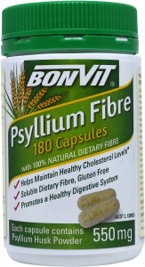 Bonvit Psyllium Fibre Capsules 180 x 550mg