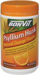 Bonvit Psyllium Husk Powder Natural Orange Flavour 500g