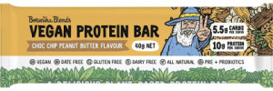 Botanika Blends Vegan Protein Bars Choc Chip Peanut Butter 12x40g