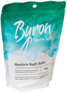 BYRON Epsom Salts Restore Bath Salts 500g