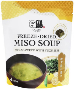 Carwari Miso Soup Aosa Seaweed Yuzu Zest