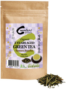 Carwari Organic Green Tea Aged 3 Years 80g
