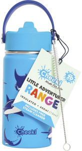 Cheeki Kids Bottle Insulated Sharks 400ml