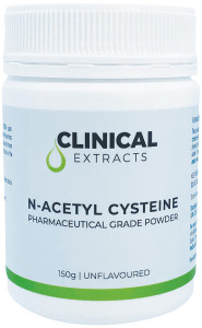 CLINICAL EXTRACTS (NAC) N-Acetyl-Cysteine Oral Powder 150g
