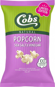 Cobs Natural Popcorn Salt & Vinegar  12x80g