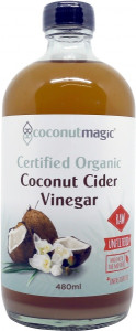 Coconut Magic Organic Coconut Cider Vinegar with The Mother  480ml