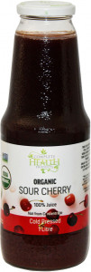 Complete Health Products Organic Sour Cherry 100% Juice 1L