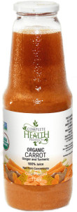 Complete Health Products Organic Carrot Ginger & Turmeric 100% Juice 1L