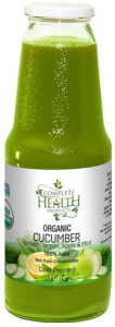 Complete Health Products Organic Cucumber, Spinach, Lemon, Apple & Mint 100% Juice 1L