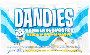 Dandies Vegan Vanilla Marshmallows Regular Size 283g