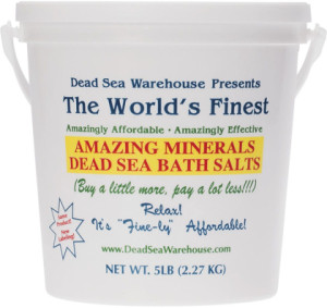 Dead Sea Warehouse Dead Sea Bath Salts Bucket 2.27kg