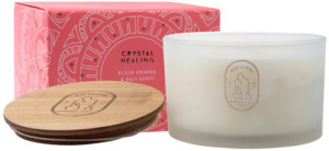 DISTILLERY FRAGRANCE HOUSE Soy Candle Crystal Healing (Blood Orange & Goji Berry) 450g