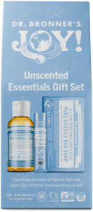Dr Bronners Joy Unscented Essentials Gift Pack