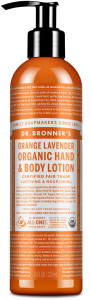 DR. BRONNER'S Organic Hand & Body Lotion Orange Lavender 237ml
