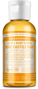 DR. BRONNER'S Pure-Castile Soap Liquid (Hemp 18-in-1) Citrus 59ml