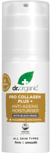 Dr Organic Pro Collagen Plus+ Anti Ageing Moisturiser Black Pearl 50ml