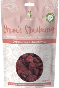 Dr Superfoods Dried Strawberries Organic 125g