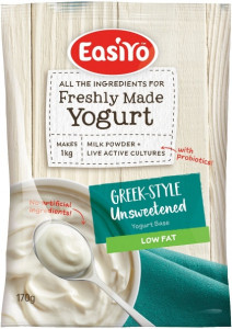Easiyo Greek Style Unsweetened Low Fat Yogurt 170g x 8