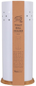 Eco Basics Toilet Roll Holder - White