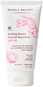 EDIBLE BEAUTY AUSTRALIA Basking Beauty Natural Sunscreen SPF 50 100g