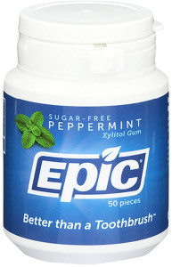 Epic Xylitol Chewing Gum Peppermint 50pcs
