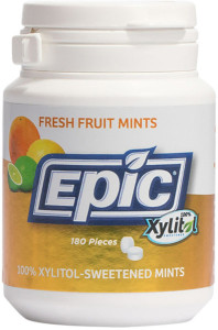 Epic Xylitol Dental Mints Fresh Fruits 180pcs