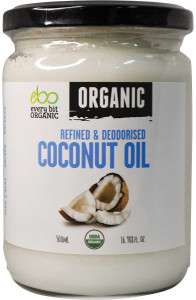 Every Bit Organic Coconut Oil Refined & Deodorised 500ml
