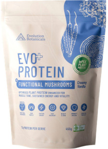 Evolution Botanicals EVO+ Protein Functional Mushrooms Creamy Vanilla 450g